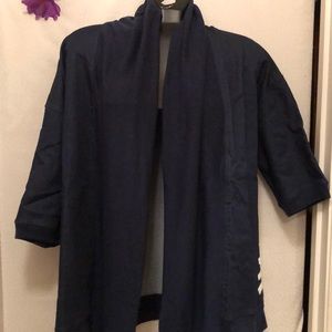 Stylish oversized cotton/light denim jacket